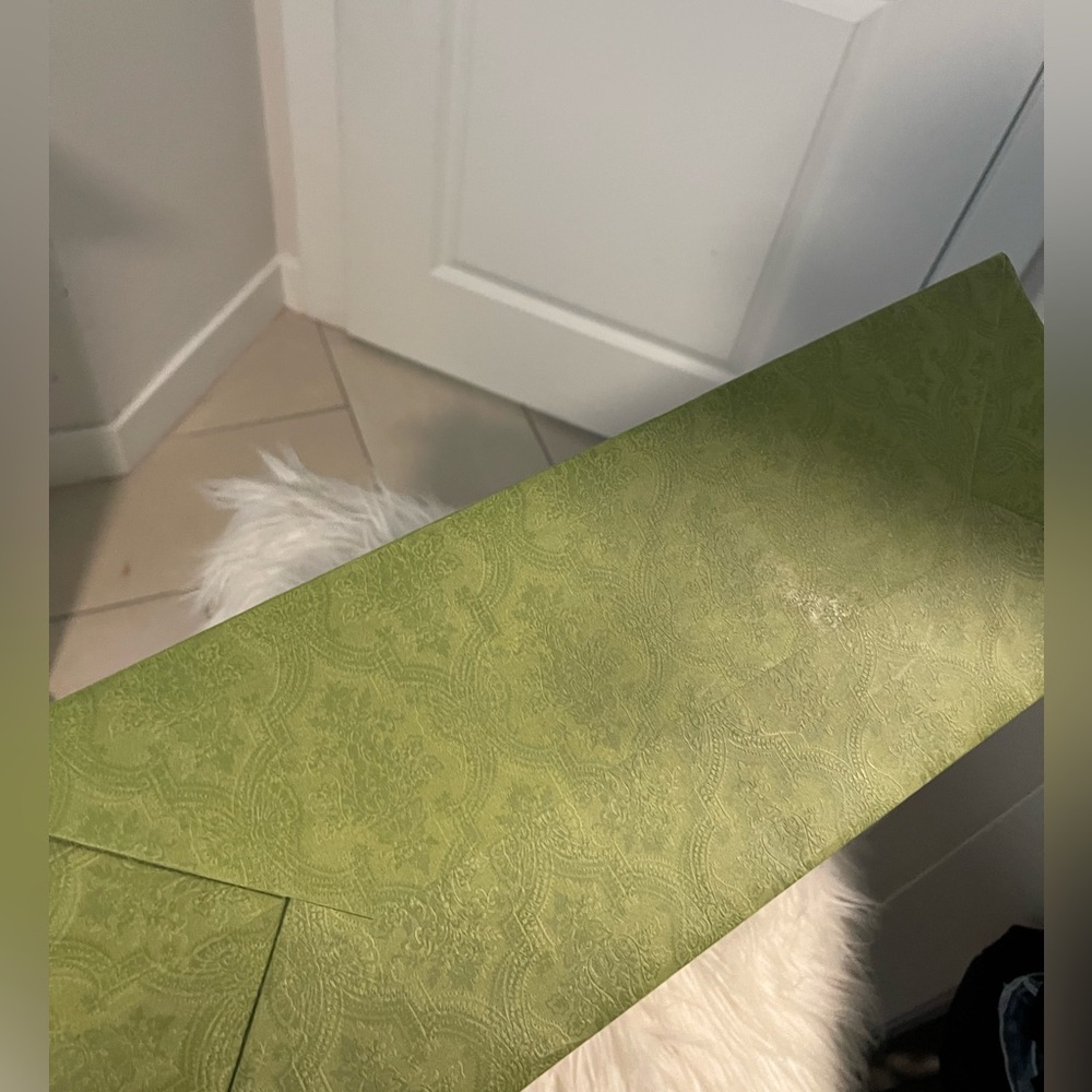 GUCCI LARGE GIFT BAG, GREEN FOLIAGE SHOPPING BAG - Picture 8 of 17